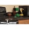 Drill Brush Power Scrubber By Useful Products 5 in W 7 in L Brush, Green G-S-42J-QC-DB - alternate 3